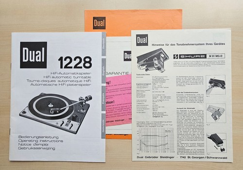 Dual 1228 plattenspieler - dual,
