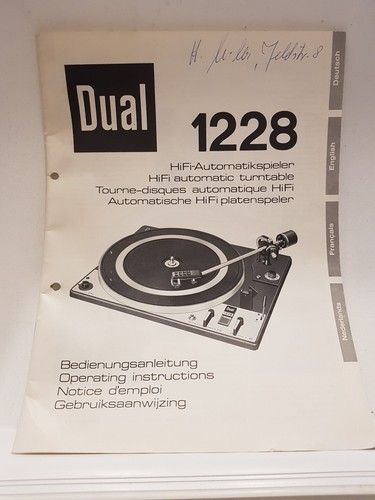 Dual bedienungsanleitung 1228 - dual,